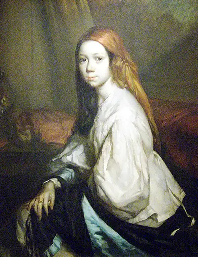Portrait of Pauline Ono Jean-Francois Millet
